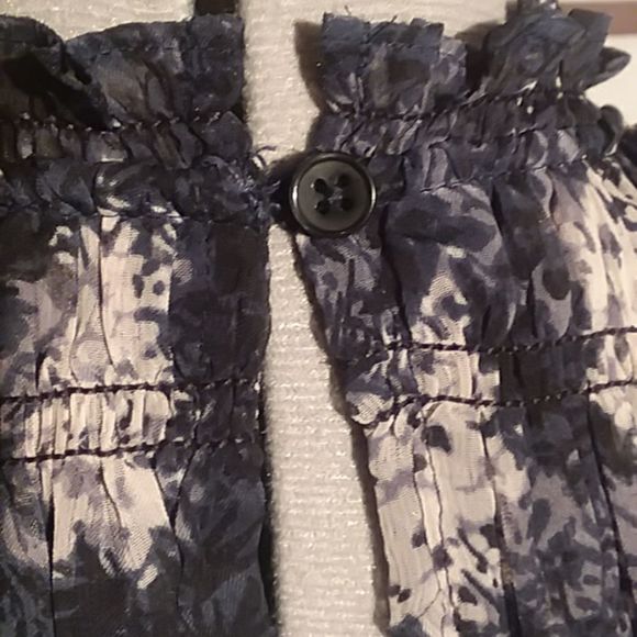NWT Joie mini dress sz med. Black and grey floral print lined with black - Picture 8 of 16